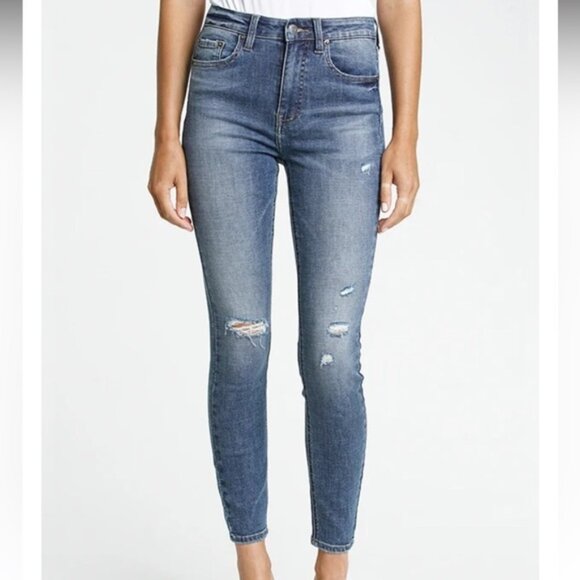 Pistola high-waisted skinny distressed jeans - size 26 - Picture 1 of 5